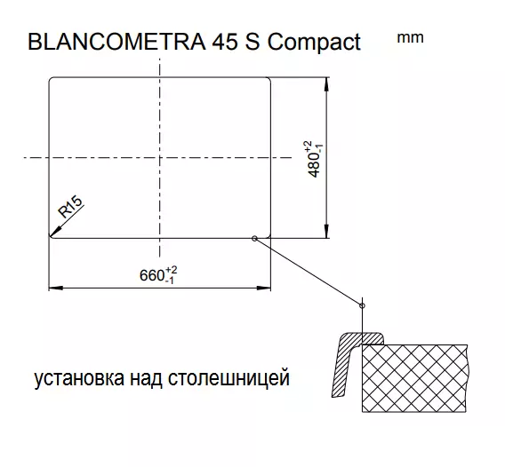 Blanco Metra 45S compact.12