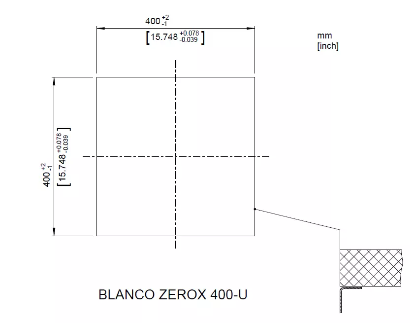 Blanco Zerox 400-U.3