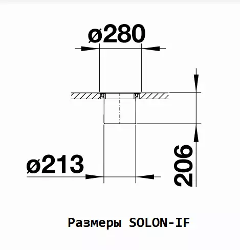 Blanco Solon-IF 512471 установка вровень со столешницей.6