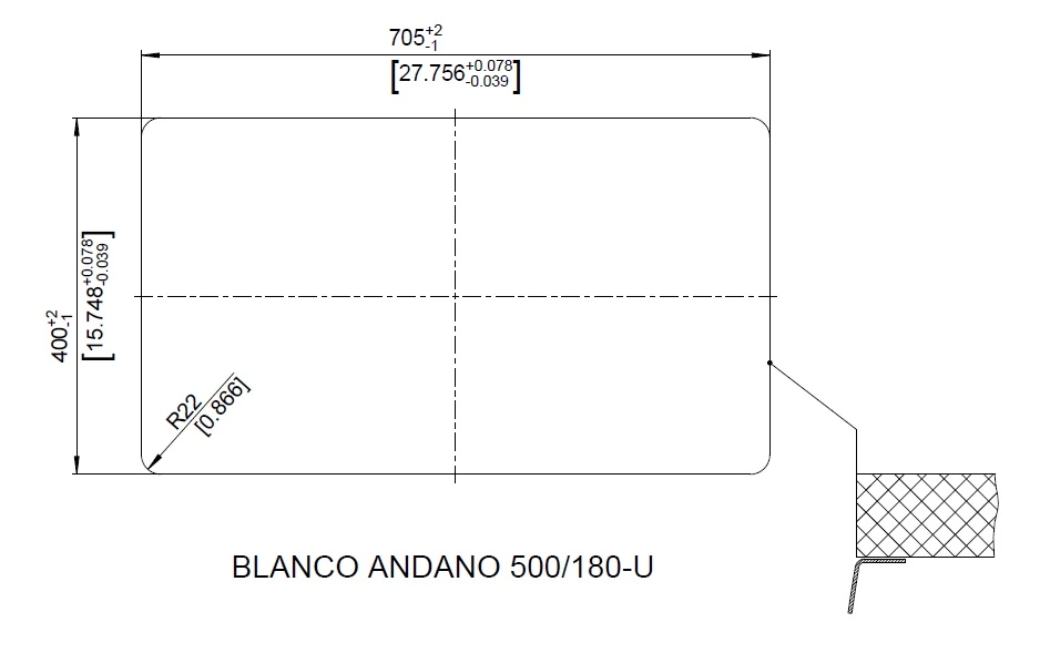 Blanco ANDANO 500/180-U чаша слева.2