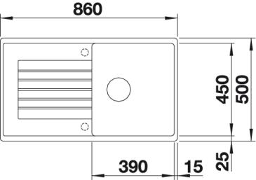 Схема встраивания Blanco Zia 5S